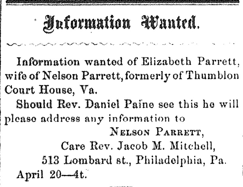 Nelson Parrett searching for his wife Elizabeth Parrett