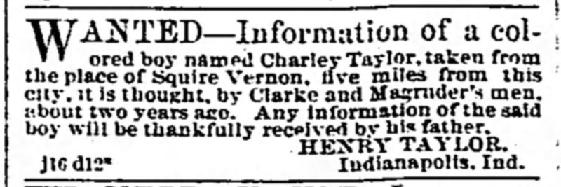 Henry Taylor searching for his son Charley Taylor 