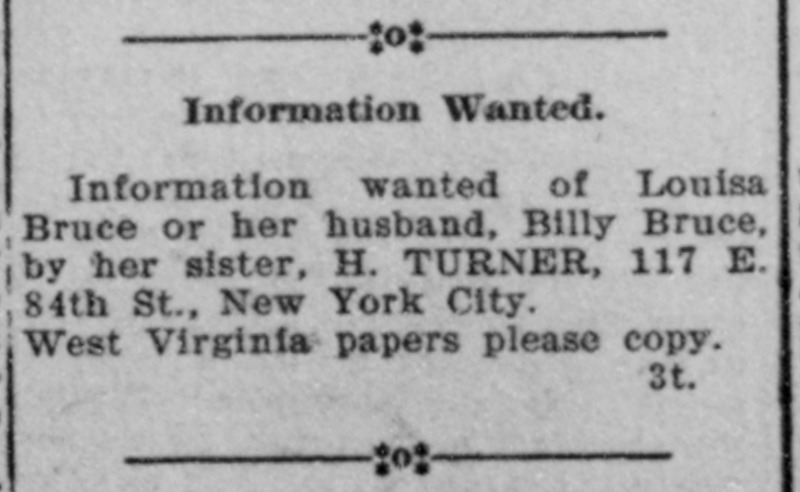 H. Turner searching for her sister or her sister&#039;s husband