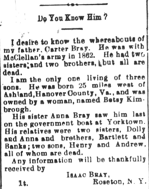 Issac Bray seeking his father Carter Bray