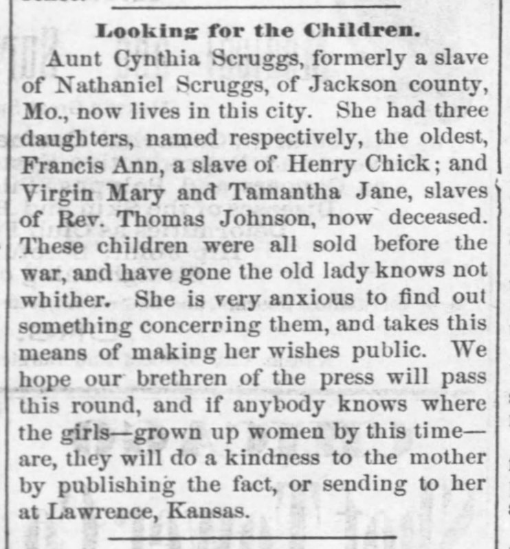 Cynthia Scruggs searching for her three daughters 