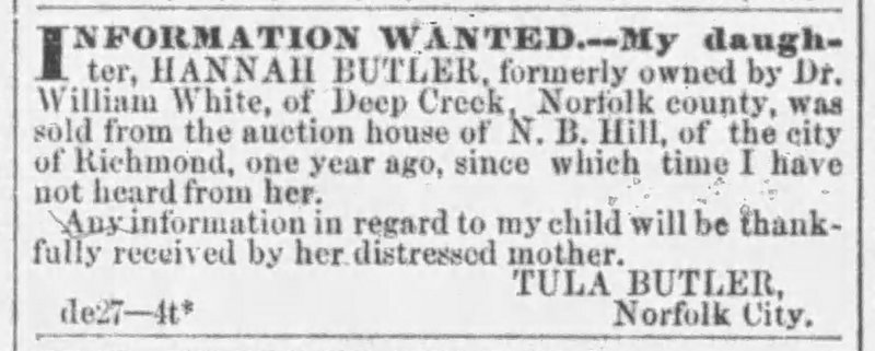 Tula Butler searching for her daughter Hannah Butler 