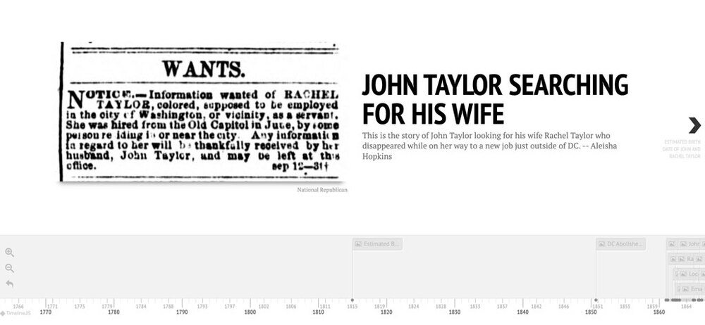 John Taylor searching for his wife