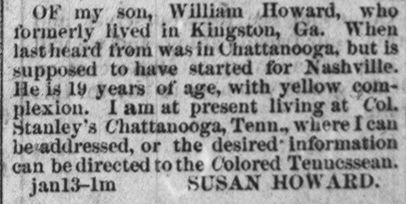 Susan Howard searching for her son William Howard