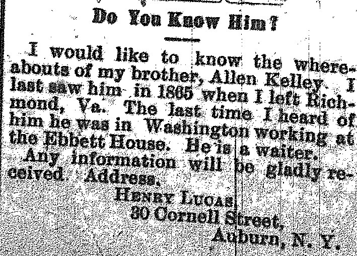 Henry Lucas searching for his brother Allen Kelley