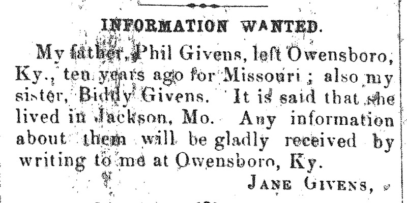 Jane Givens searching for her father Phil Givens